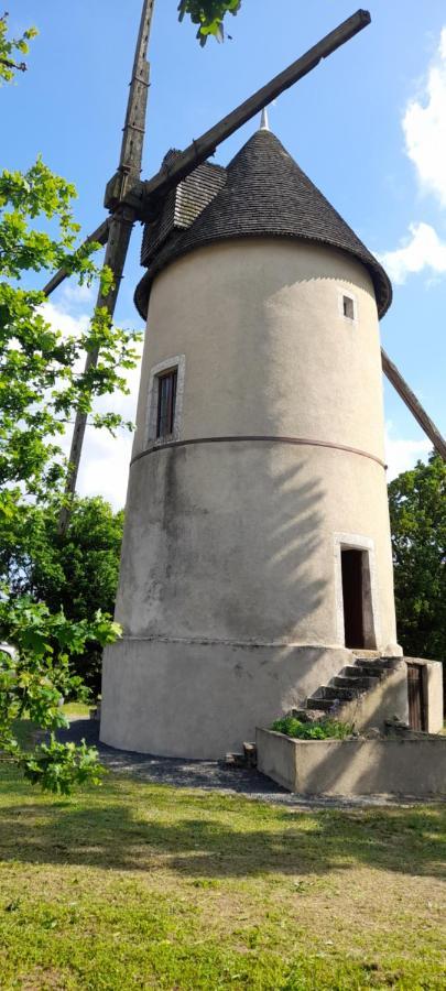 Villa Moulin A Vent Le Champ Du Trail Saint-Cyr-des-Gats Exterior foto